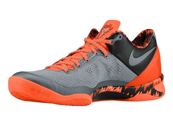 Nike Kobe 8 PP Cool Grey Metallic Silver Team Orange Now Available