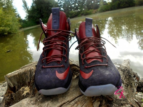 Nike LeBron X EXT Plum Customs by Zadeh Kicks