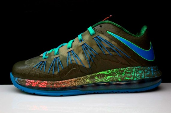 Nike LeBron X Low Reptile Another Look