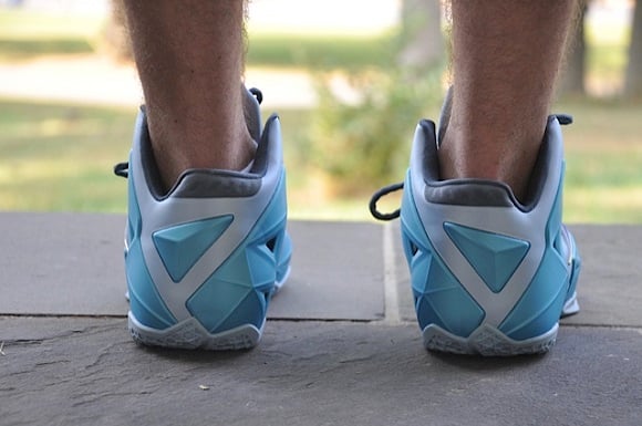 Nike LeBron XI 11 Gamma Blue On Feet Images