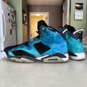 Electric Blue High Heels Air Jordan Future 11 Shoes