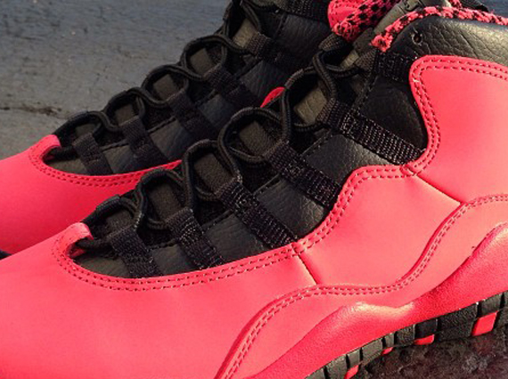 Air Jordan 10 GS Fusion Red Another Look