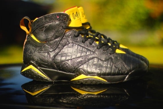 Air Jordan 7 Crude Brood Customs by Rocket Boy Nift
