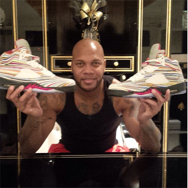 Air Jordan V (5) ‘Rocket Science’ Custom for Flo-Rida