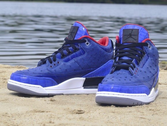 Air Jordan III Incomparablue by JBF Customs