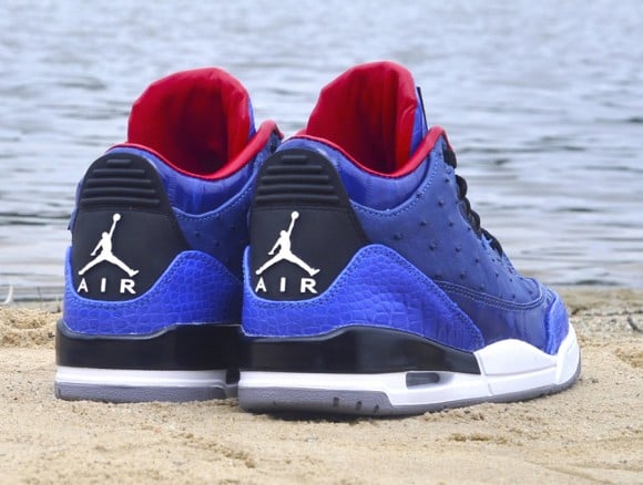 Air Jordan III Incomparablue by JBF Customs