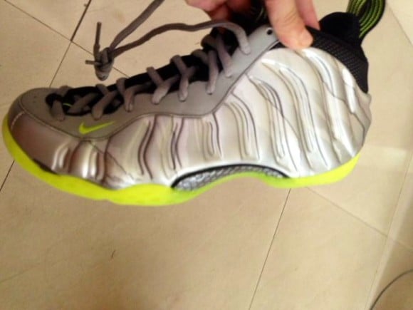 Nike Air Foamposite One Cool Grey/Volt/ Camo – First Look