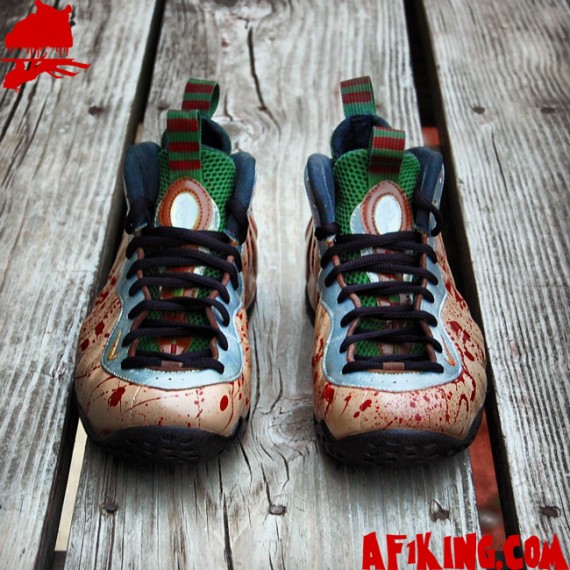 Nike Air Foamposite One “Freddy Krueger” Customs by Gourmet Kickz-  SneakerFiles