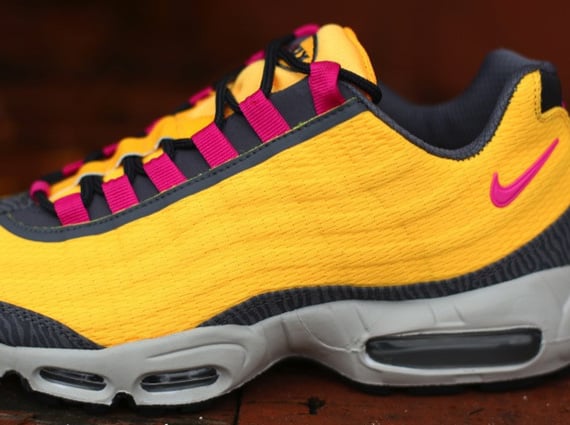 Nike Air Max 95 PRM Tape Laser Orange Pink Flash Now Available