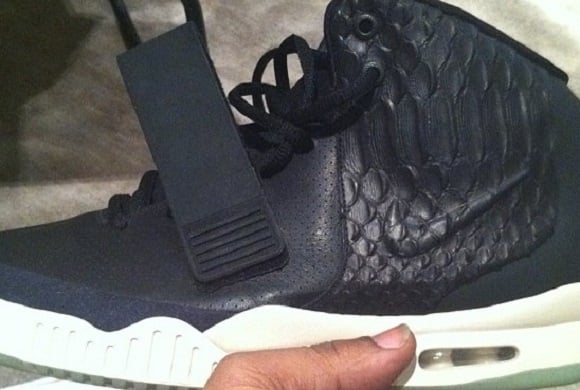 Nike Air Yeezy 2 Black Leather Sample First Yeezy 2 Ever