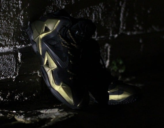 Nike LeBron 11 Black Gold First Look