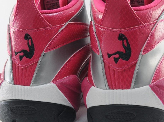 Reebok Shaqnosis GS Silver Pink Snake