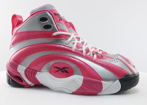 Reebok Shaqnosis GS Silver Pink Snake