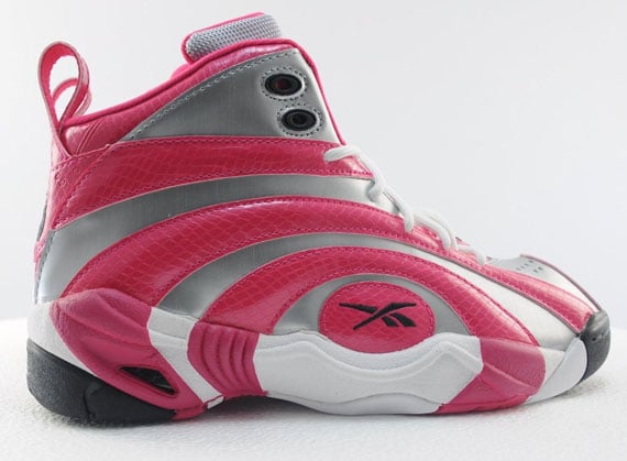 Reebok Shaqnosis GS Silver Pink Snake