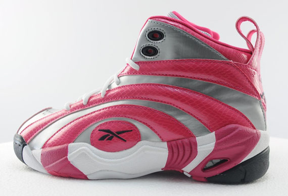 Reebok Shaqnosis GS Silver Pink Snake
