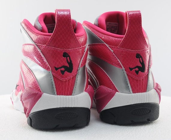 Reebok Shaqnosis GS Silver Pink Snake