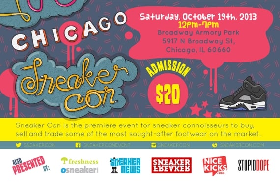 Event Reminder Sneaker Con Chicago October 2013