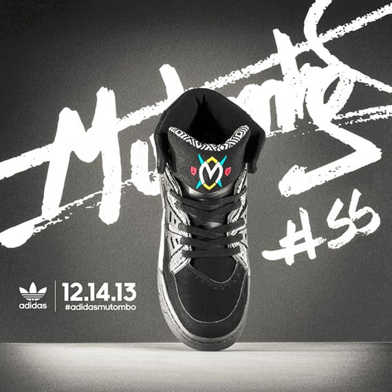 adidas Mutombo Black White
