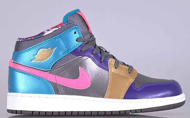 purple gold jordan 1