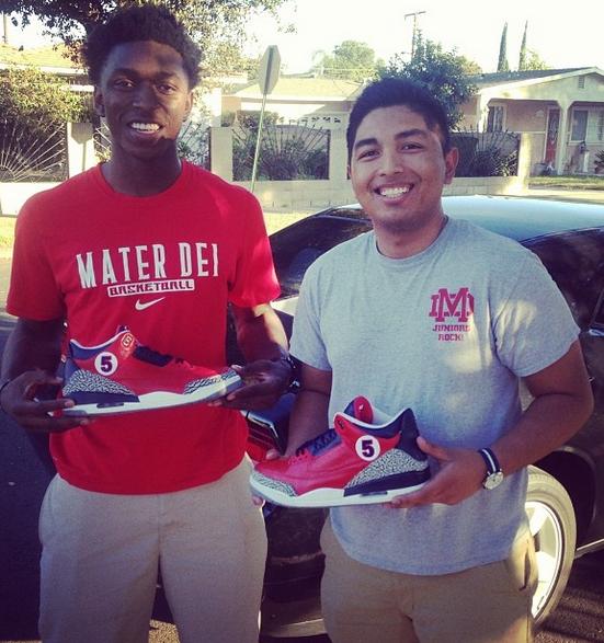 Air Jordan III (3) ‘University of Arizona’ Custom for Stanley Johnson