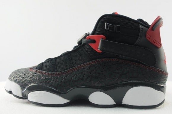 Jordan 6 Rings GS Elephant Black Gym Red