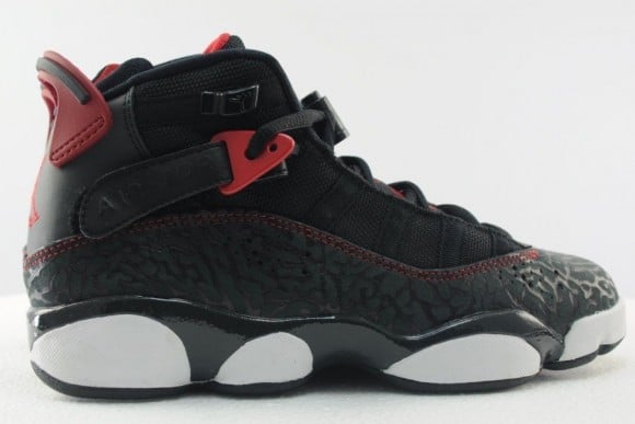 Jordan 6 Rings GS Elephant Black Gym Red