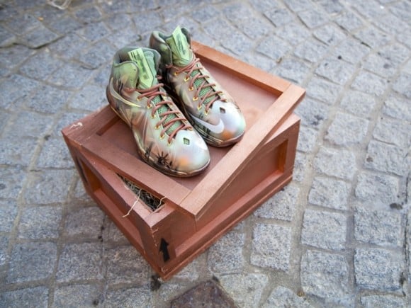 Nike LeBron 10 Statue of Liberty NYC Custom for Sneaker Con by Kickasso