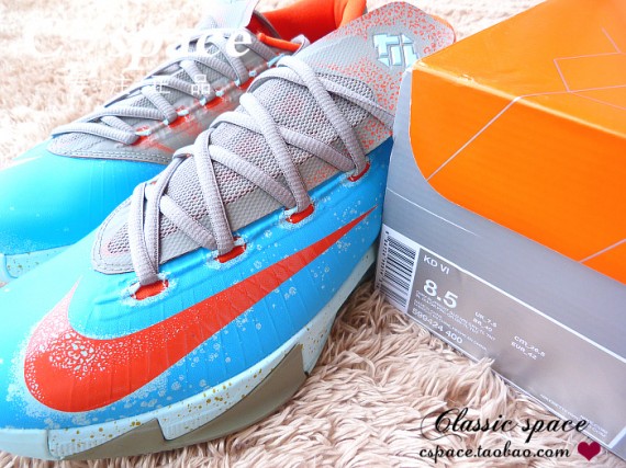 Nike KD 6 Maryland Blue Crab Detailed Look