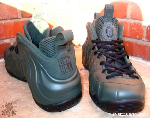 Nike Foamposite One Gun Hill BX Front Line by Mr Exclusive Customs