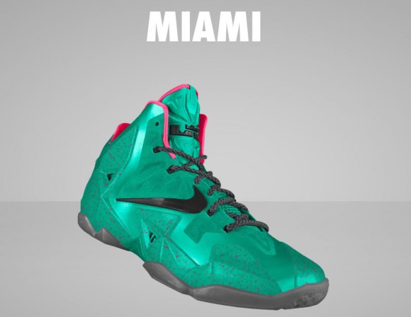 NIKEiD Concept LeBron 11 Miami