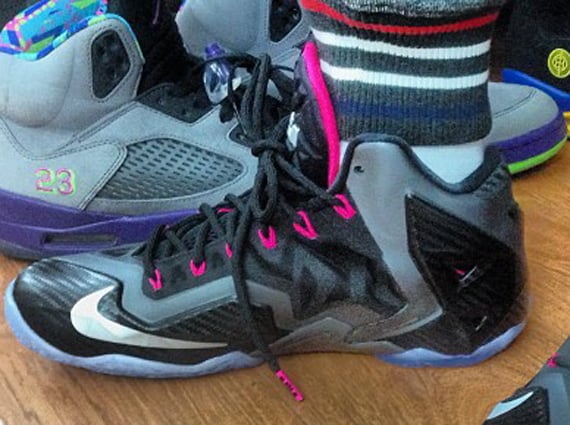 Nike LeBron 11 Carbon Fiber On Foot Look