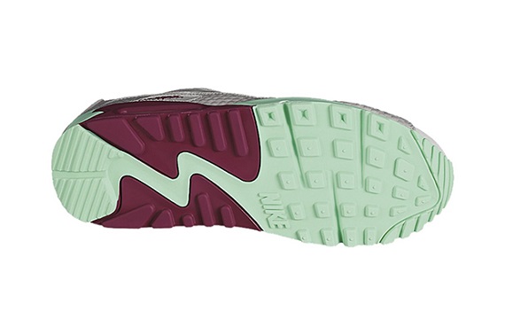 Nike WMNS Air Max 90 Dusty Grey Green Glow-Raspberry