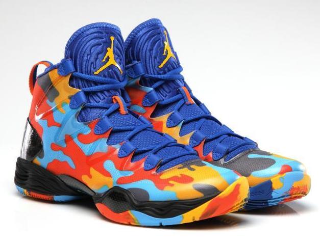 jordans blue orange