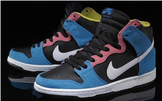 Nike SB Dunk High Pro Blue Hero, White, Black