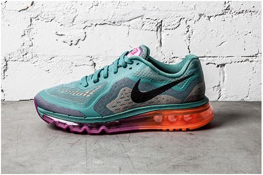 Nike WMNS Air Max 2014 – Atomic Orange and Forest Green