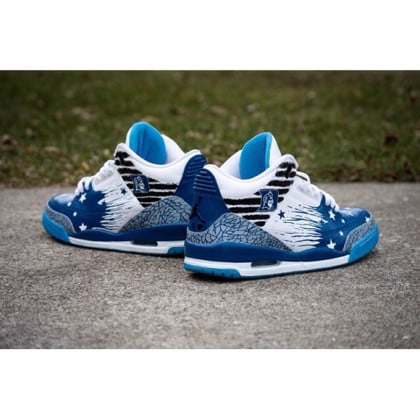 Nike Air Jordan Glow In The Dark Black And Gold Jordans