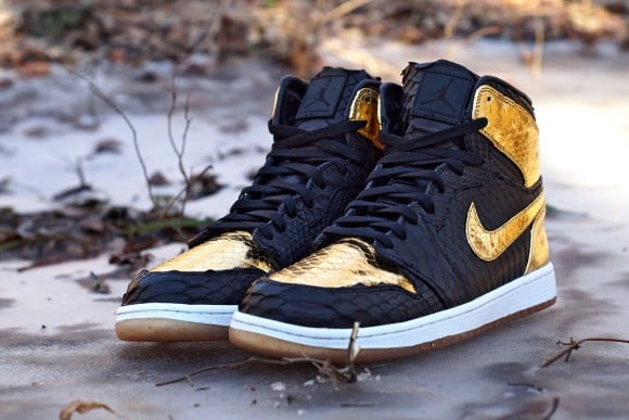Air Jordan 1 NYE Python by JBF Customs for Marcus Jordan