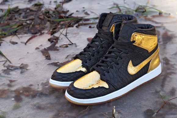 Air Jordan 1 NYE Python by JBF Customs for Marcus Jordan