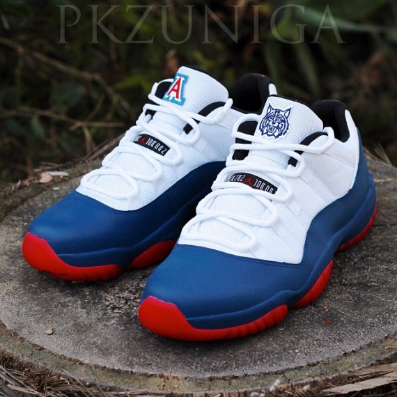 Air Jordan 11 Low Arizona Wildcats Customs by PKZUNIGA