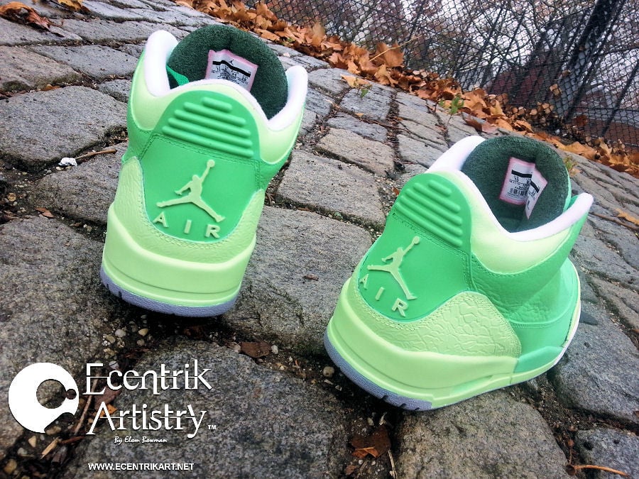 Air Jordan III (3) ‘Emerald’ Custom