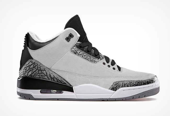 Air Jordan III (3) 'Wolf Grey/Metallic Silver-Black-White' | New Image ...