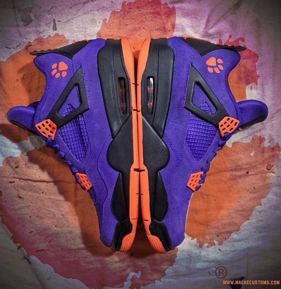 Air Jordan IV (4) 'Clemson' Custom 