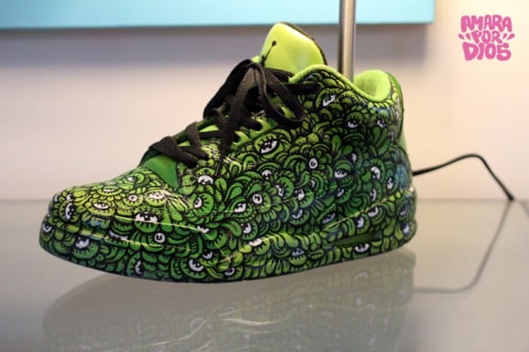 Sneaker Lamp LuminAir by Artist Amara Por Dios