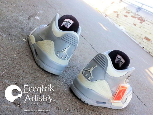 Air Jordan 3 Shades of Grey by Ecentrik Artistry