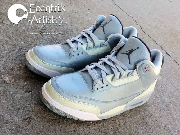 Air Jordan 3 Shades of Grey by Ecentrik Artistry