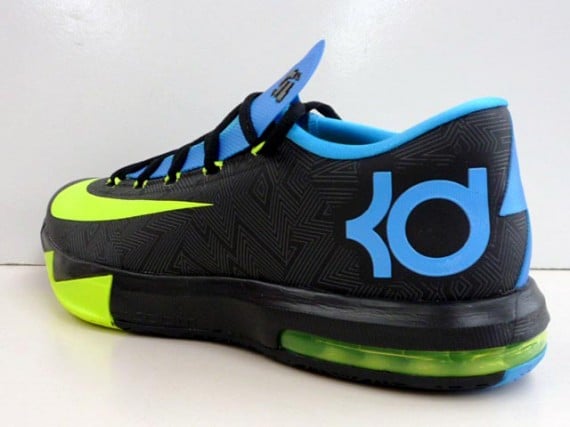 Nike KD 6 Black Volt Vivid Blue Dark Grey Another Look
