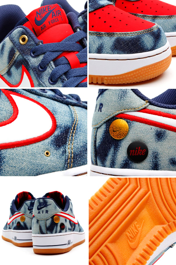 Nike Air Force 1 Low Acid Wash Denim Another Look