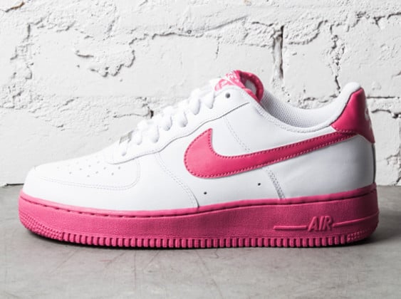 nike air force 1 pink white