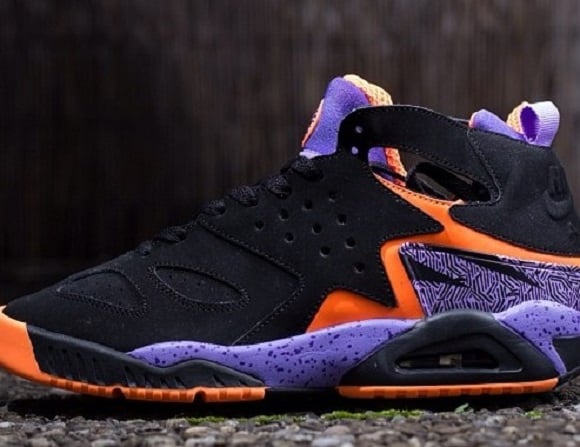 Nike Air Tech Challenge Huarache “Black/Court Purple/Atomic Orange” – Another Look