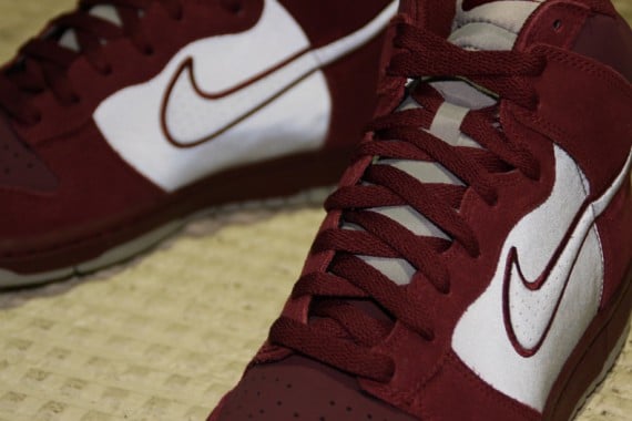 Nike Dunk High Maroon 3M Now Available 